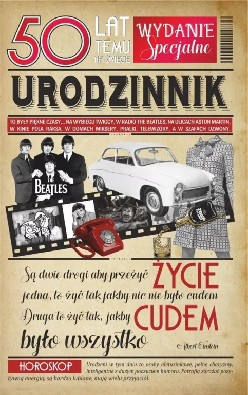 Kartka okolicznościowa: Urodziny 50 - tantis.pl
