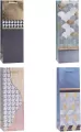 Torebka ozdobna na butelkę 12x35x9cm mix ROZETTE. 1 sztuka - tantis.pl