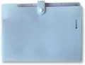 Teczka z przegródkami A4 niebieska - tantis.pl