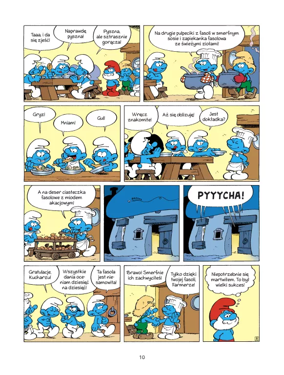 Smerfy i fioletowa fasola. Smerfy. Tom 35 - tantis.pl