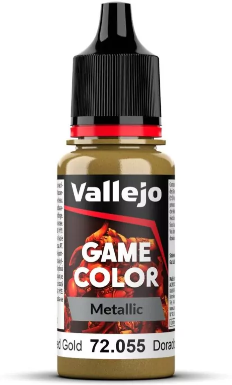 Vallejo: 72.055 - Game Color - Metallic - Polished Gold (18 ml) - tantis.pl