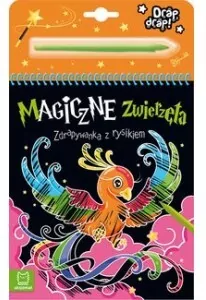 Magiczne zwierzęta. Zdrapywanka z rysikiem - tantis.pl