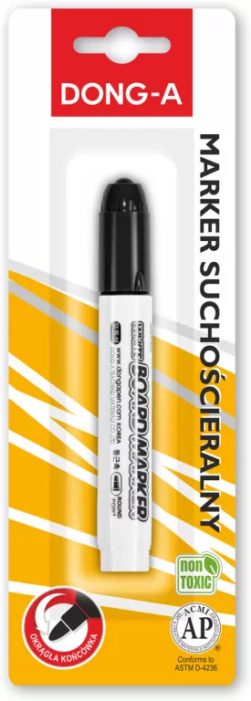 Marker suchościeralny Dong-a czarny blister - tantis.pl