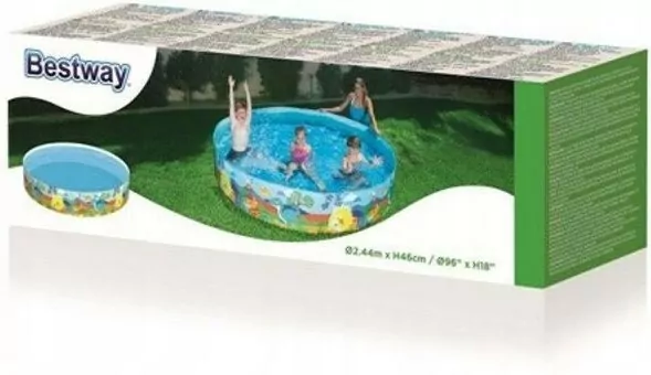 Basen ogrodowy dinozaury 244 x 46 cm - tantis.pl