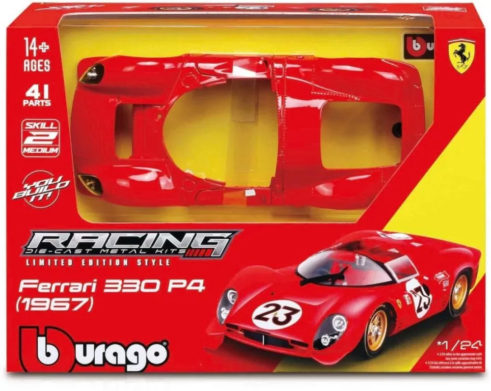 Ferrari Racing Model Kit Without Plastic Stand - tantis.pl