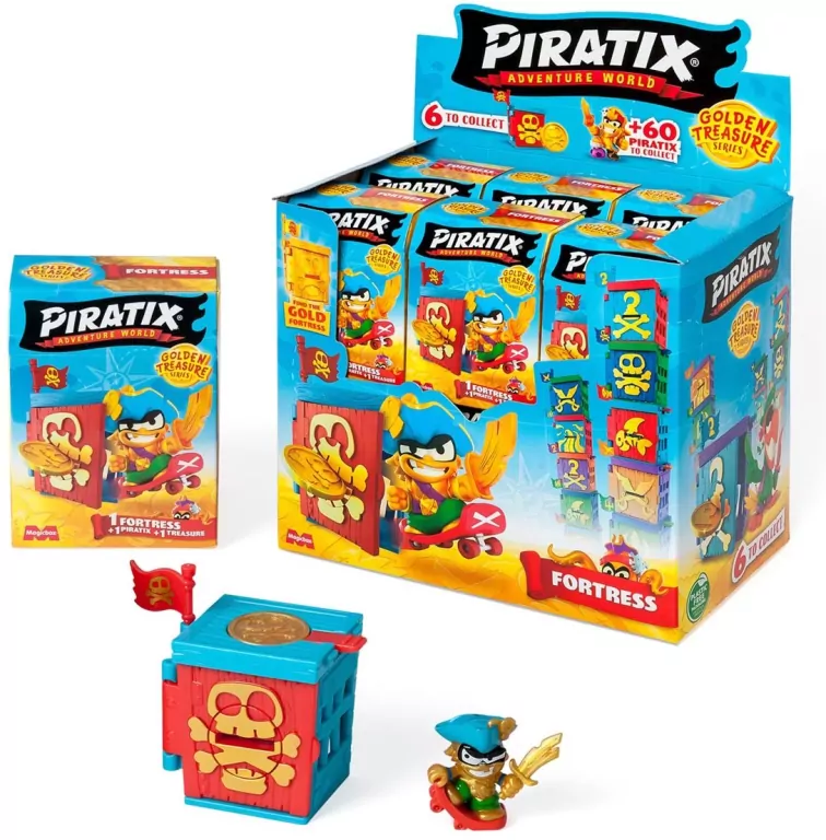 Piratix Golden Treasure Fortress 1 szt. mix - tantis.pl