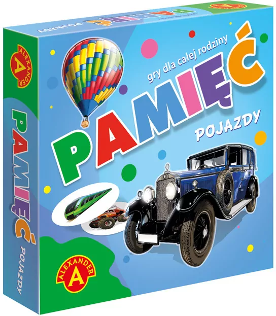 Pojazdy. Pamięć. Gry dla całej rodziny - tantis.pl