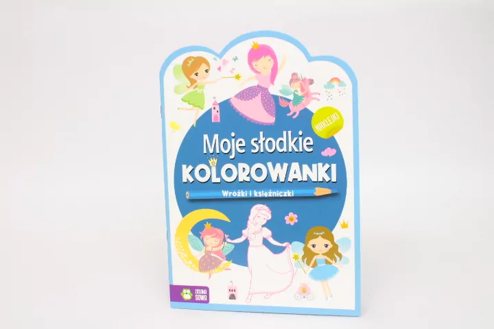 Wróżki i księżniczki. Moje słodkie kolorowanki - tantis.pl
