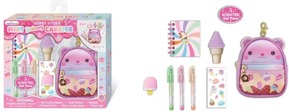 Zestaw z mini plecaczkiem Lody - tantis.pl