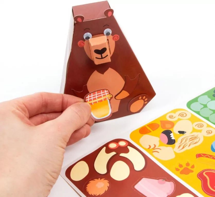 Figurki 3D z naklejkami ZOO - tantis.pl