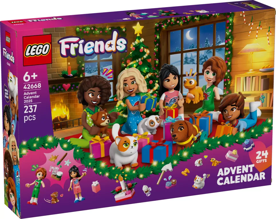 LEGO® Friends. Kalendarz adwentowy na 2025 rok 42668 - tantis.pl