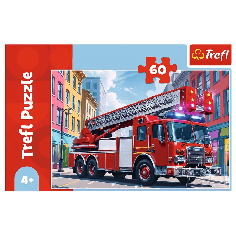 Puzzle 60. Wóz strażacki - tantis.pl
