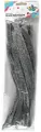 Druciki dekoracyjne 1,5x30cm 12szt ciemnoszare - tantis.pl