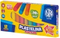 Plastelina okrągłą Astra 12 kolorów - tantis.pl