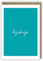 Kartka okolicznościowa. Dziękuję. K002