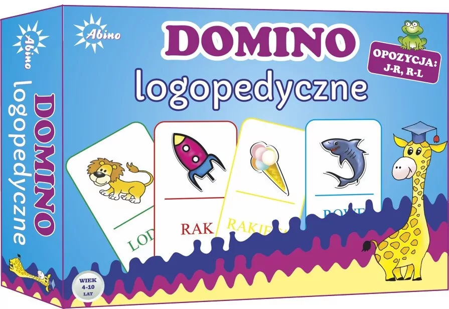 Domino logopedyczne. Opozycja: J-R, R-L - tantis.pl