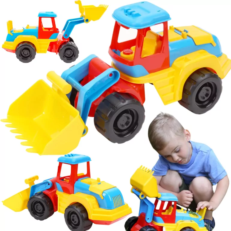 Traktor. Zabawka. Technok - tantis.pl