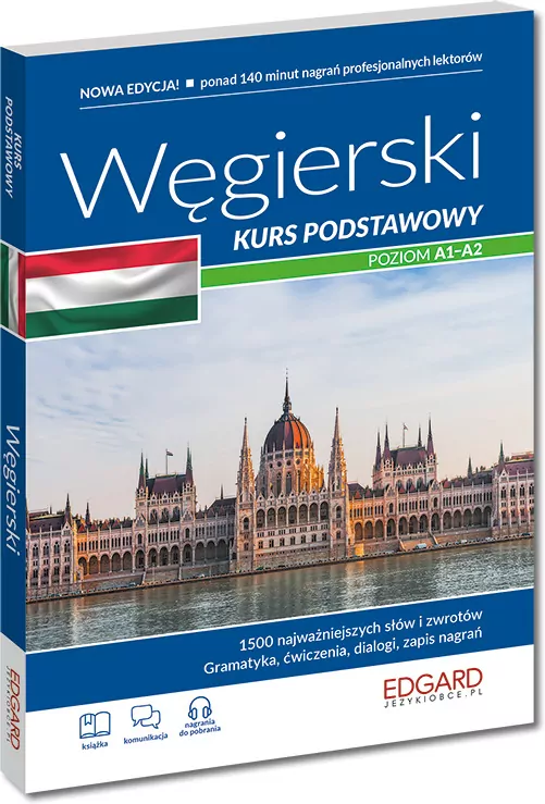 Węgierski. Kurs podstawowy. Wydawnictwo Edgard - tantis.pl