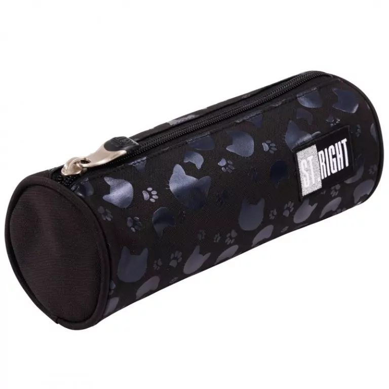 Piórnik tuba z kotami PU1 Black Cats - tantis.pl