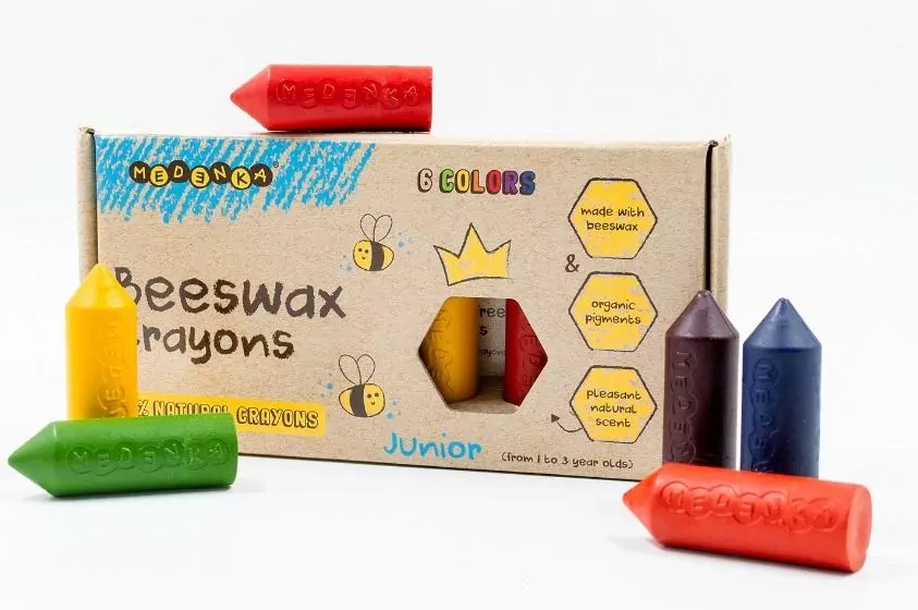 Kredki z wosku pszczelego Junior - tantis.pl
