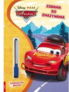 Disney Auta. Zadania do zmazywania - tantis.pl
