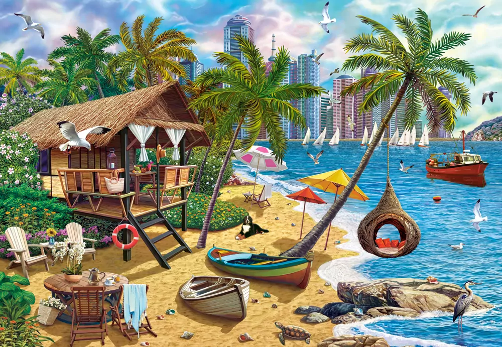 Puzzle 1000. Summer in the City - tantis.pl