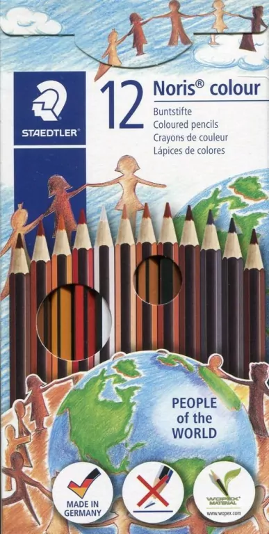 Staedtler. Kredki sześciokątne. Noris colour, 12 kolorów - tantis.pl