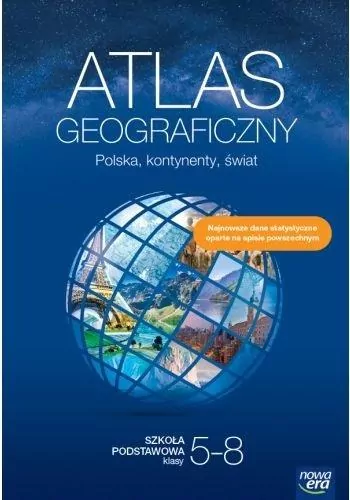 Atlas geograficzny. Szkoła podstawowa, klasy 5-8 - tantis.pl