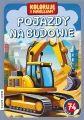 Koloruję i naklejam, Pojazdy na budowie - tantis.pl