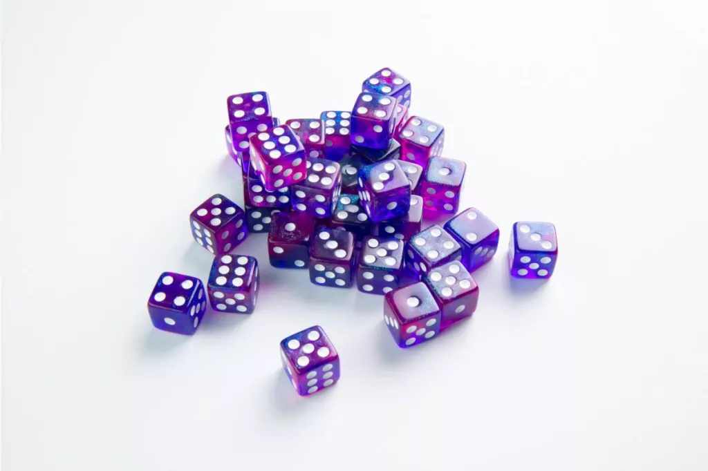 Gamegenic: Galaxy Series - D6 Dice Set (12 mm) - Nebula - tantis.pl