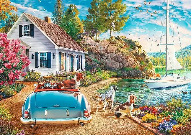 Puzzle 2000 Wakacyjna przystań  27124 - tantis.pl