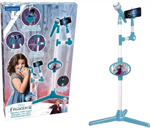 Mikrofon ze świecącym statywem. Frozen - tantis.pl