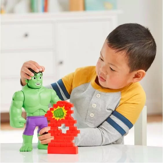 Figurka SPIDER-MAN Spidey i super kumple Power Smash Hulk - tantis.pl
