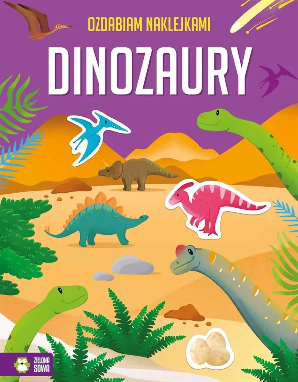 Dinozaury. Ozdabiam naklejkami - tantis.pl
