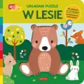 W lesie. Układam puzzle.  Akademia mądrego dziecka - tantis.pl