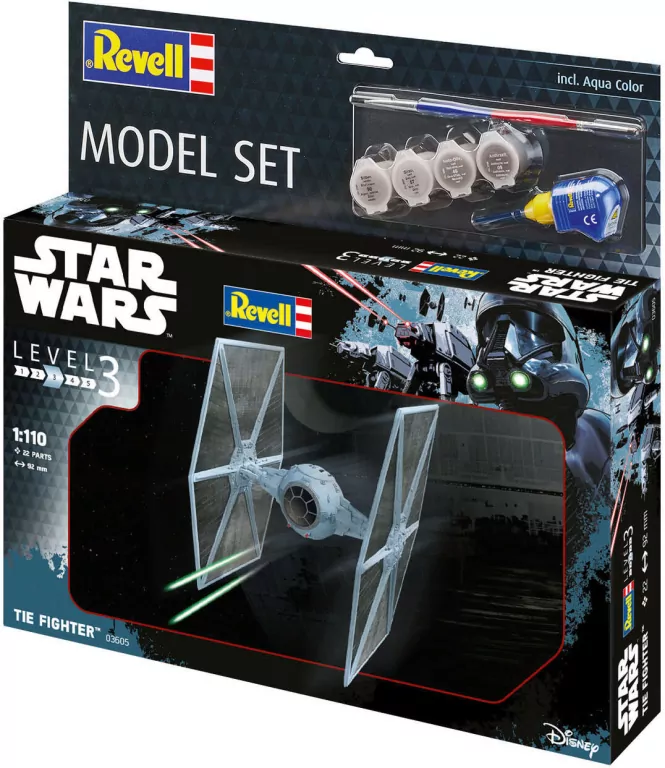 Revell Model Set 1:110 Tie Fighter REV-63605 - tantis.pl