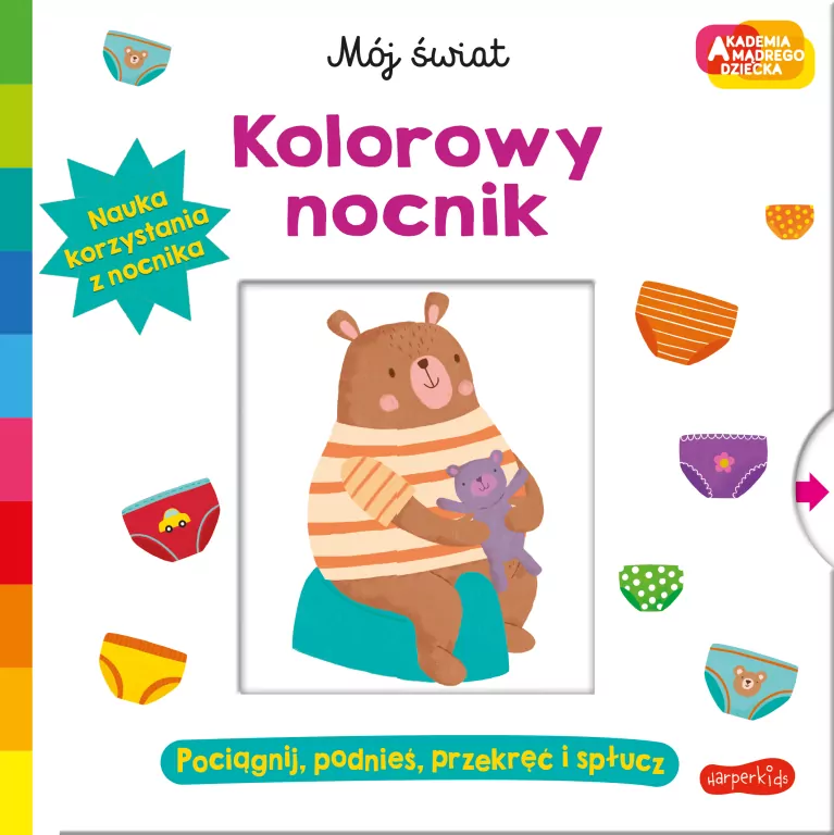 Kolorowy nocnik. Akademia mądrego dziecka. Mój świat - tantis.pl