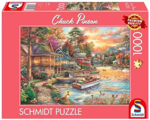 Puzzle PQ 1000 Chuck Pinson Domek na wakacje G3