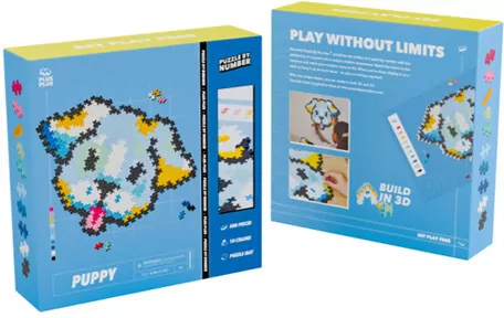 Puzzle By Number- Pies. Plus-Plus - tantis.pl