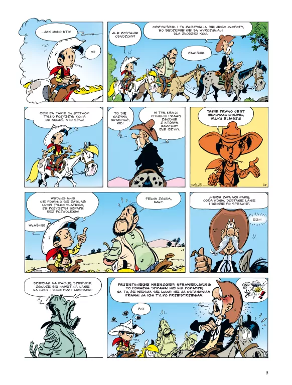 Kid i inne dzieciaki. Kid Lucky. Lucky Luke. Tom 5 - tantis.pl