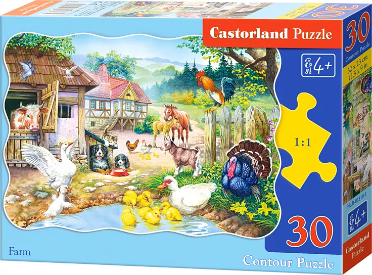 Puzzle 30. Zwierzęta na farmie B-03310 - tantis.pl