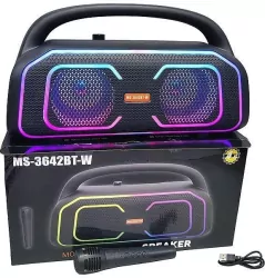 Głośnik Bluetooth z mikrofonem karaoke USB
