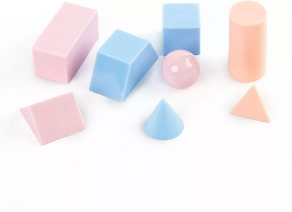 Modele 3D figur geometrycznych A KIDEA - tantis.pl