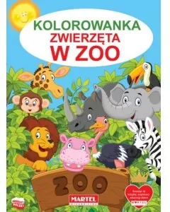 Zwierzęta w ZOO. Kolorowanka - tantis.pl