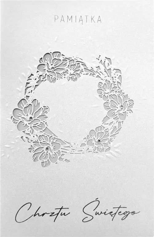 Karnet okolicznościowy. Chrzest. Armin Style - tantis.pl