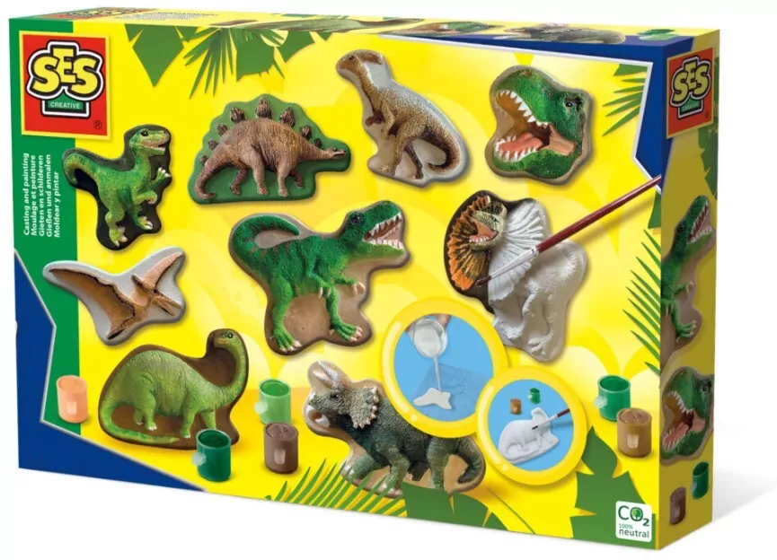 Odlewy gipsowe. Świat dinozaurów - tantis.pl