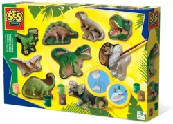 Odlewy gipsowe. Świat dinozaurów