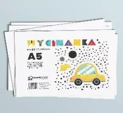 Zeszyt papierów kolorowych A5/8K wycinanka