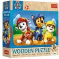 Puzzle drewniane 24 Urocza Psia Ekipa TREFL - tantis.pl