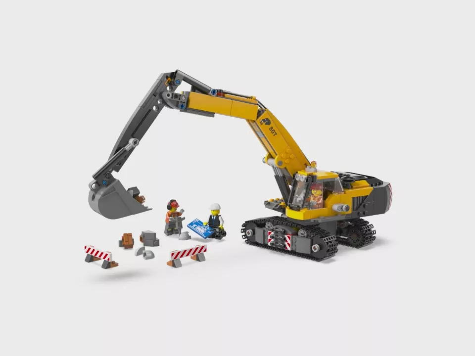 LEGO® City. Żółta koparka 60420 - tantis.pl